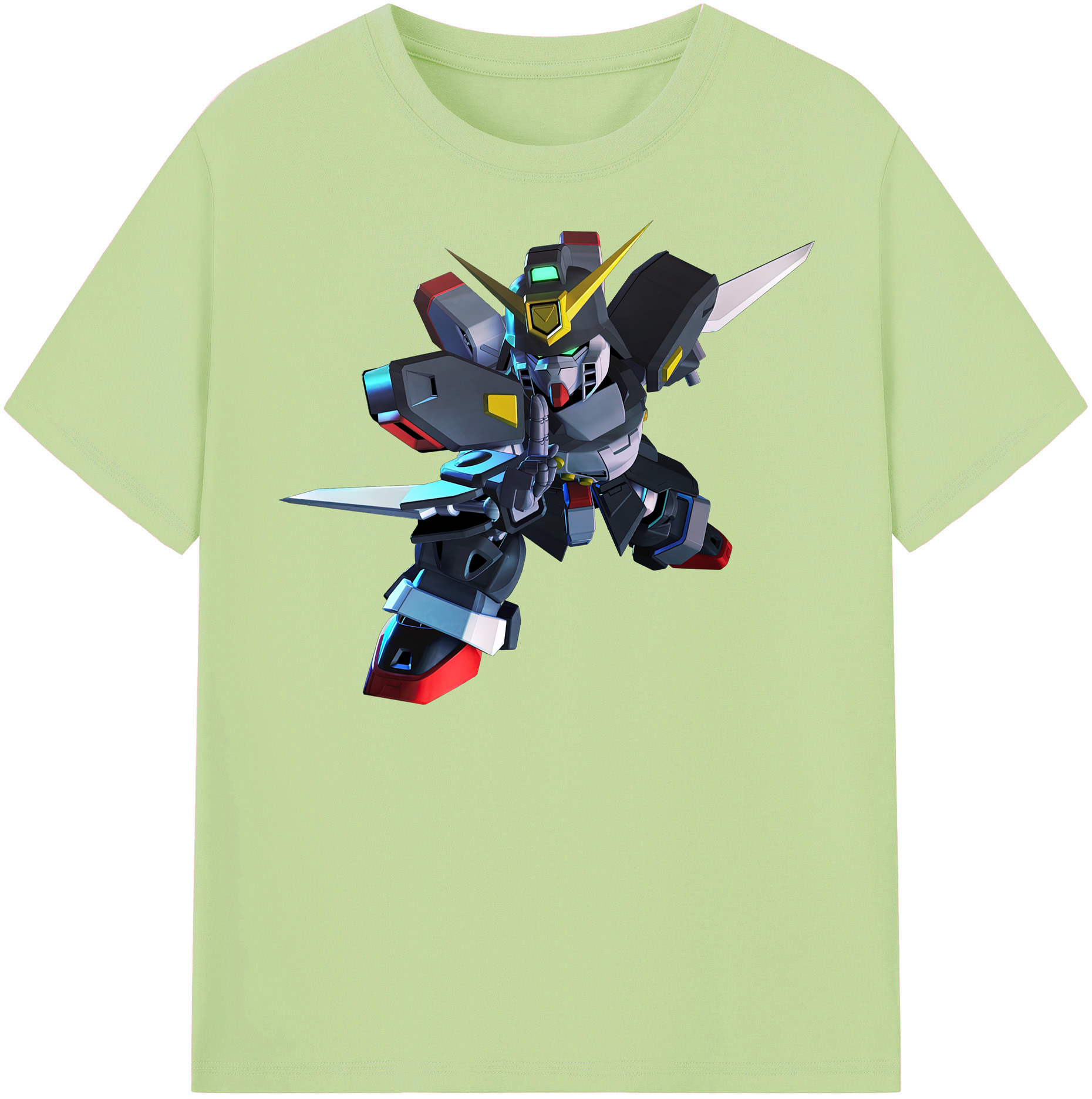（画像用） 機動戦士ガンダム Mobile Suit Gundam 綿100％半袖Tシャツ（フロントプリント）